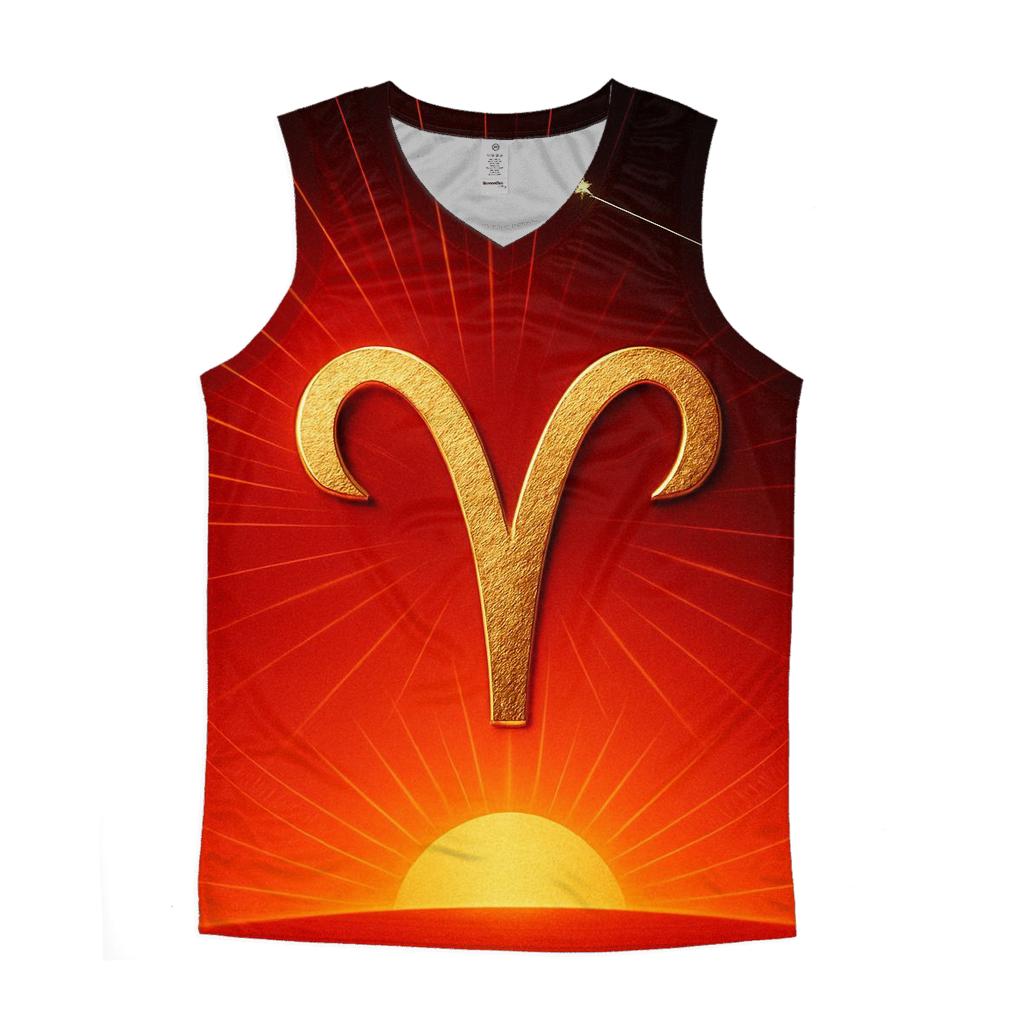 Aries Ram Horns Solar Ascendant designer workout tanks