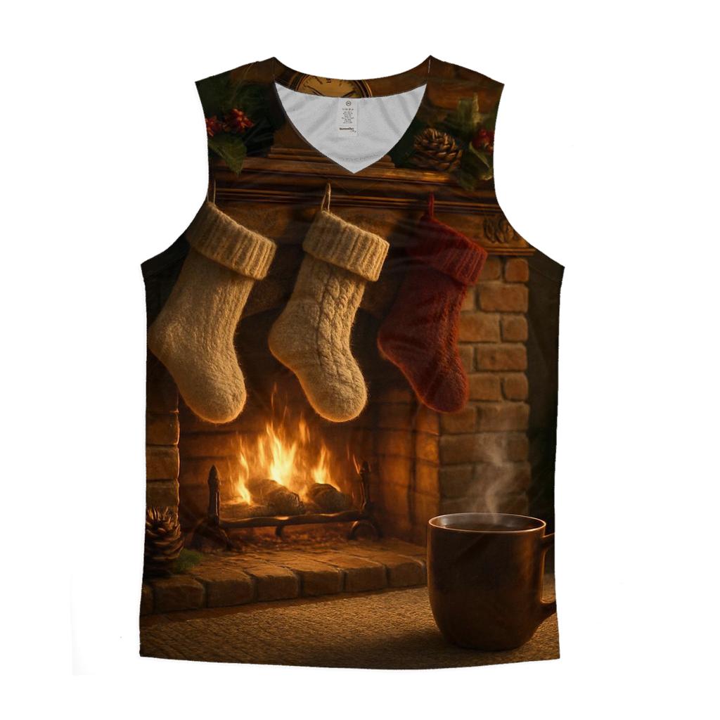 Hearthside Stockings And Snowy Silence cotton sleeveless tops