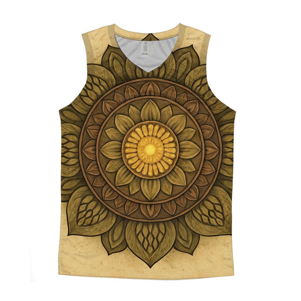 Seed Of Light Mandala trendy fitted tank tops