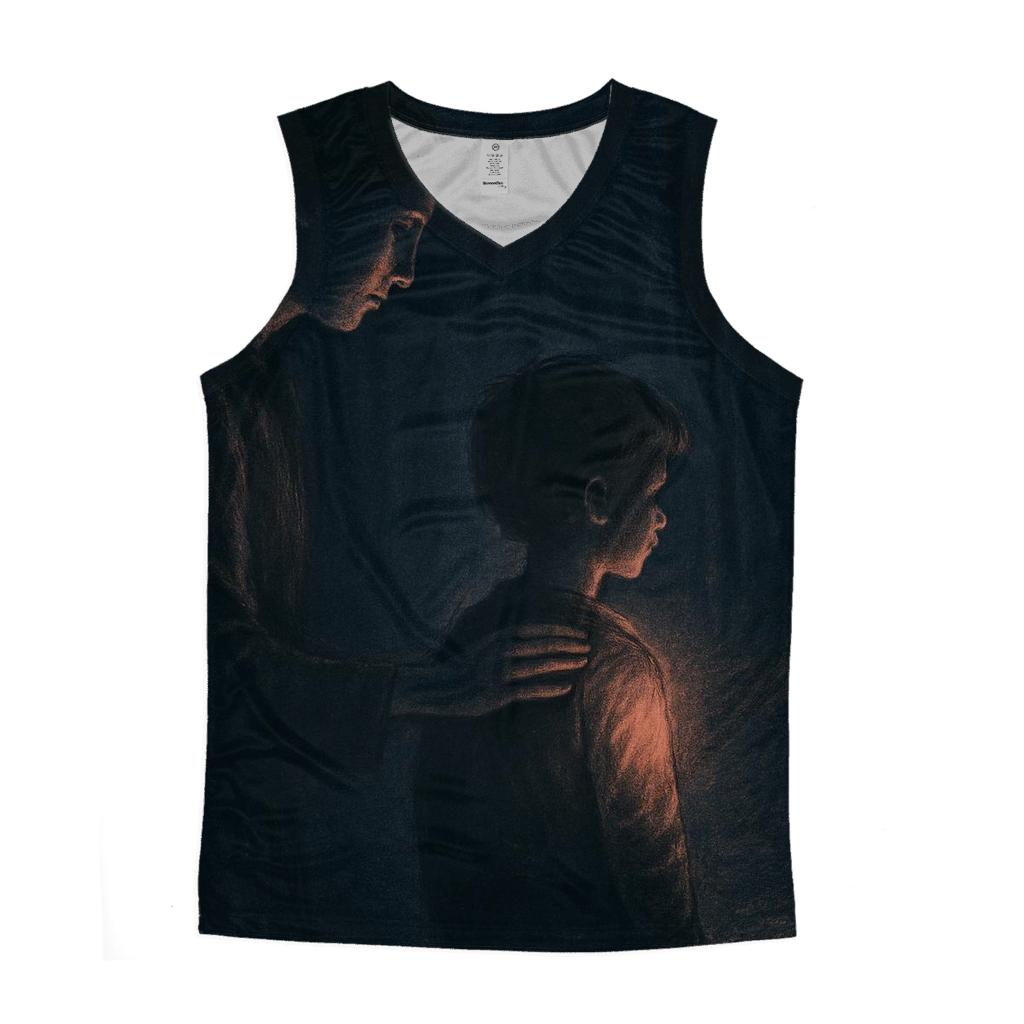The Lantern Within A Mother’s Love That Lights The Child’s Path graphic print tank tops