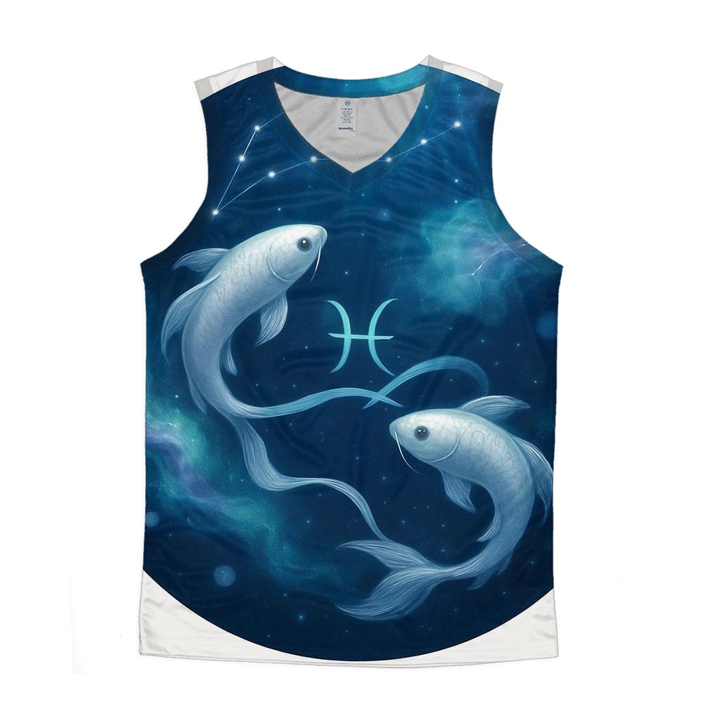 Pisces Twin Fish Dream Current trendy fitted tank tops