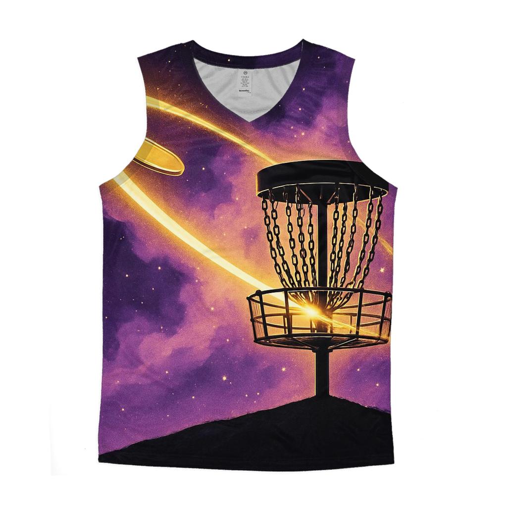Golden Disc Golf Nebula Basket sports performance tank tops