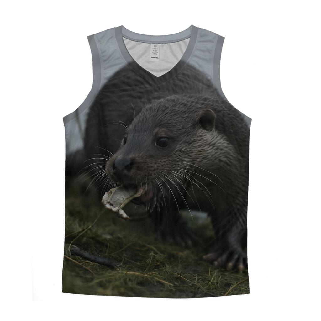 Frost Reed Forager Eurasian Otter designer workout tanks