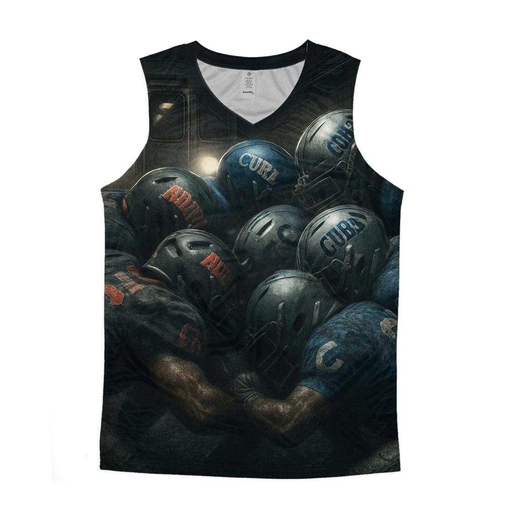 Underground Transit Tunnel Goal Line Stand custom tank tops