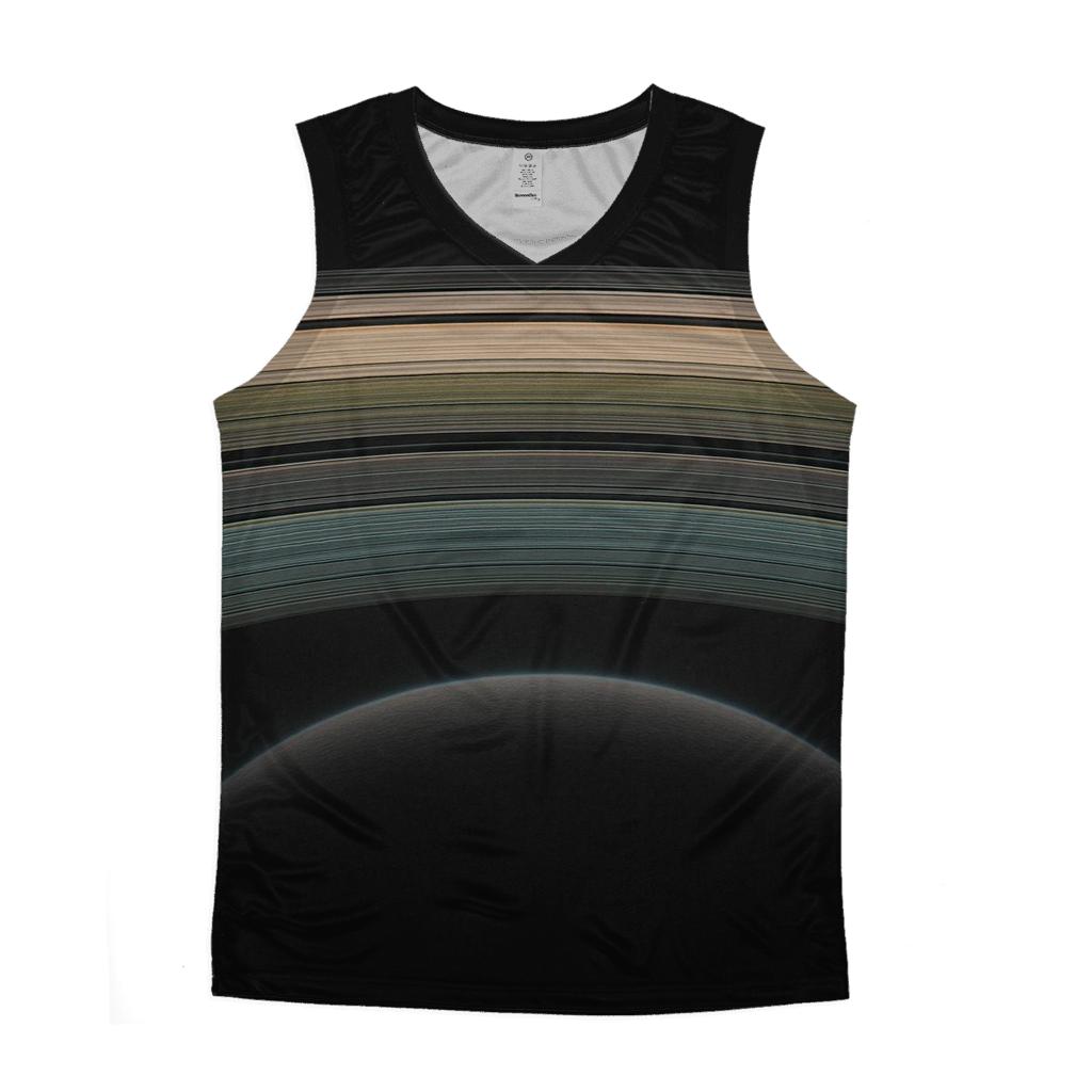 Ring Plane Horizon Bands casual summer tank tops