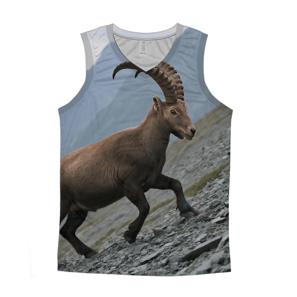 Scree Step Alpine Ibex designer workout tanks