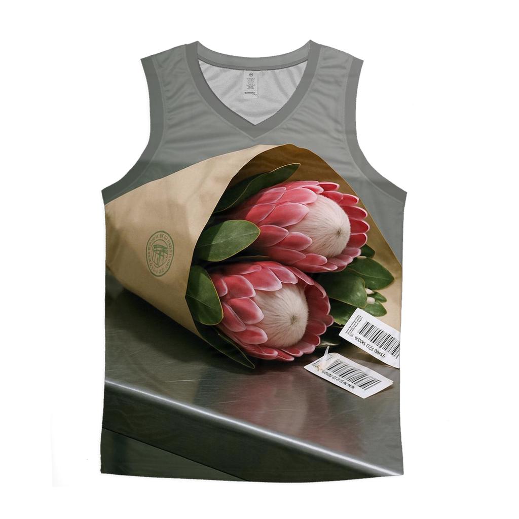 Protea Bouquet Wrapped For Export Inspection sports performance tank tops