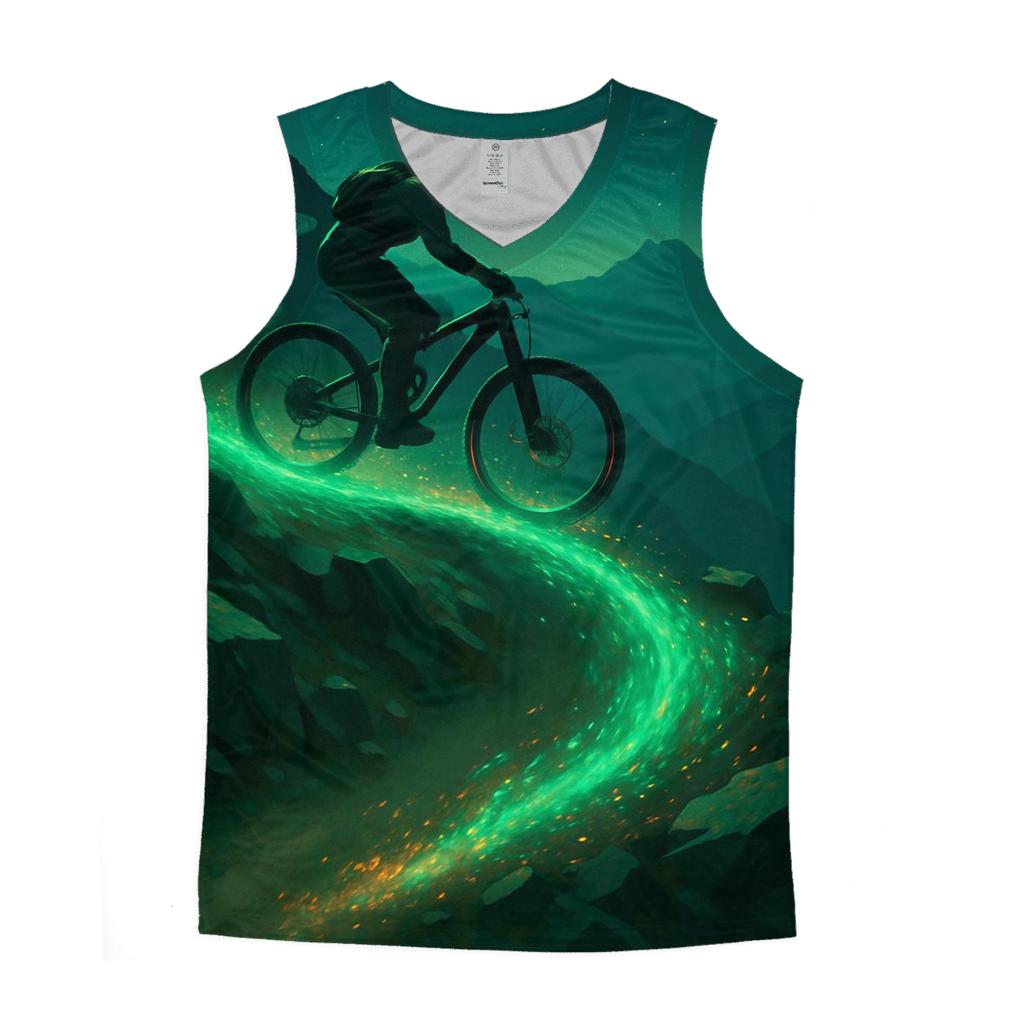 Emerald Mountain Bike Comet Descent cotton sleeveless tops