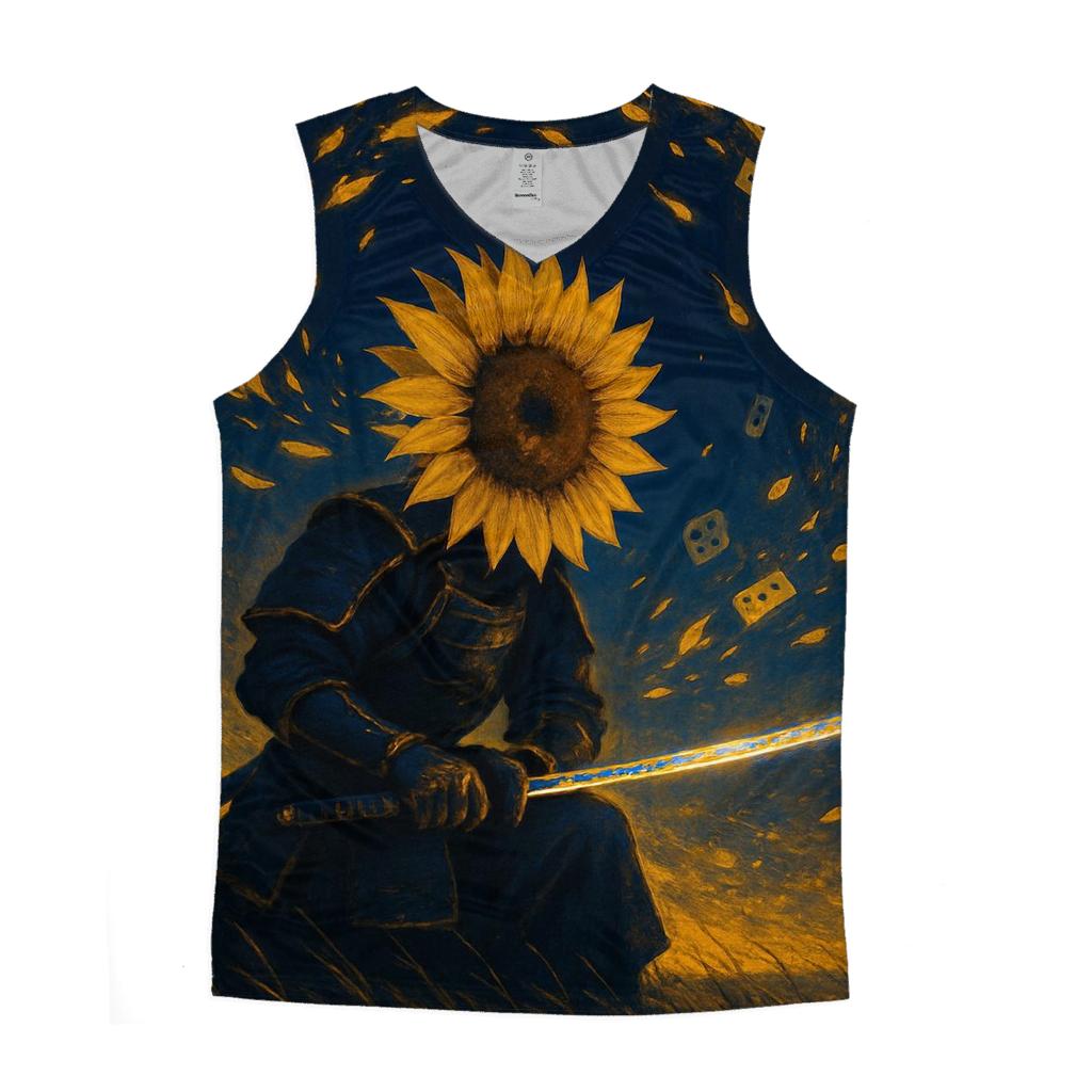 Sunflower Samurai Paradox personalized athletic tanks