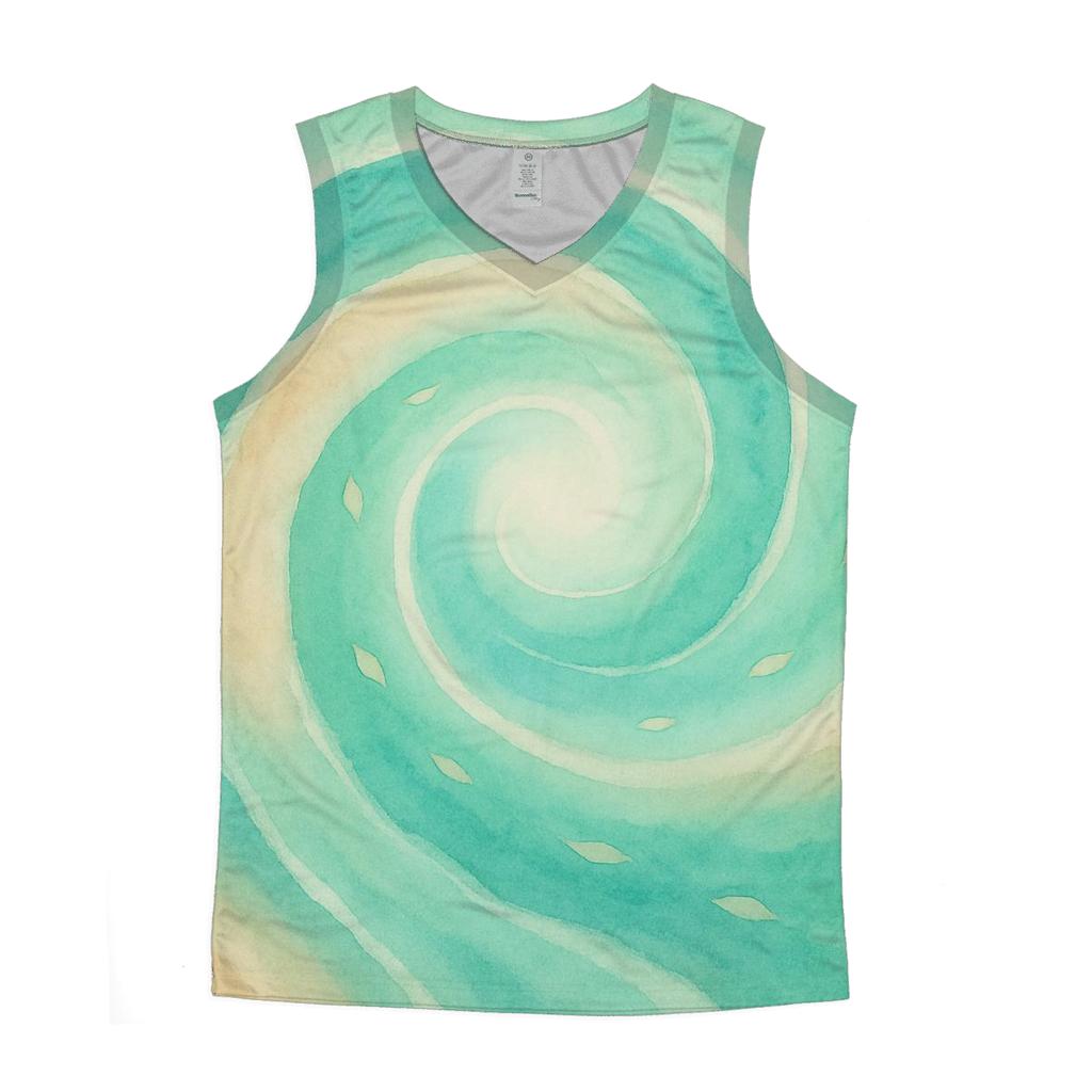 River Spiral Renewal sports performance tank tops
