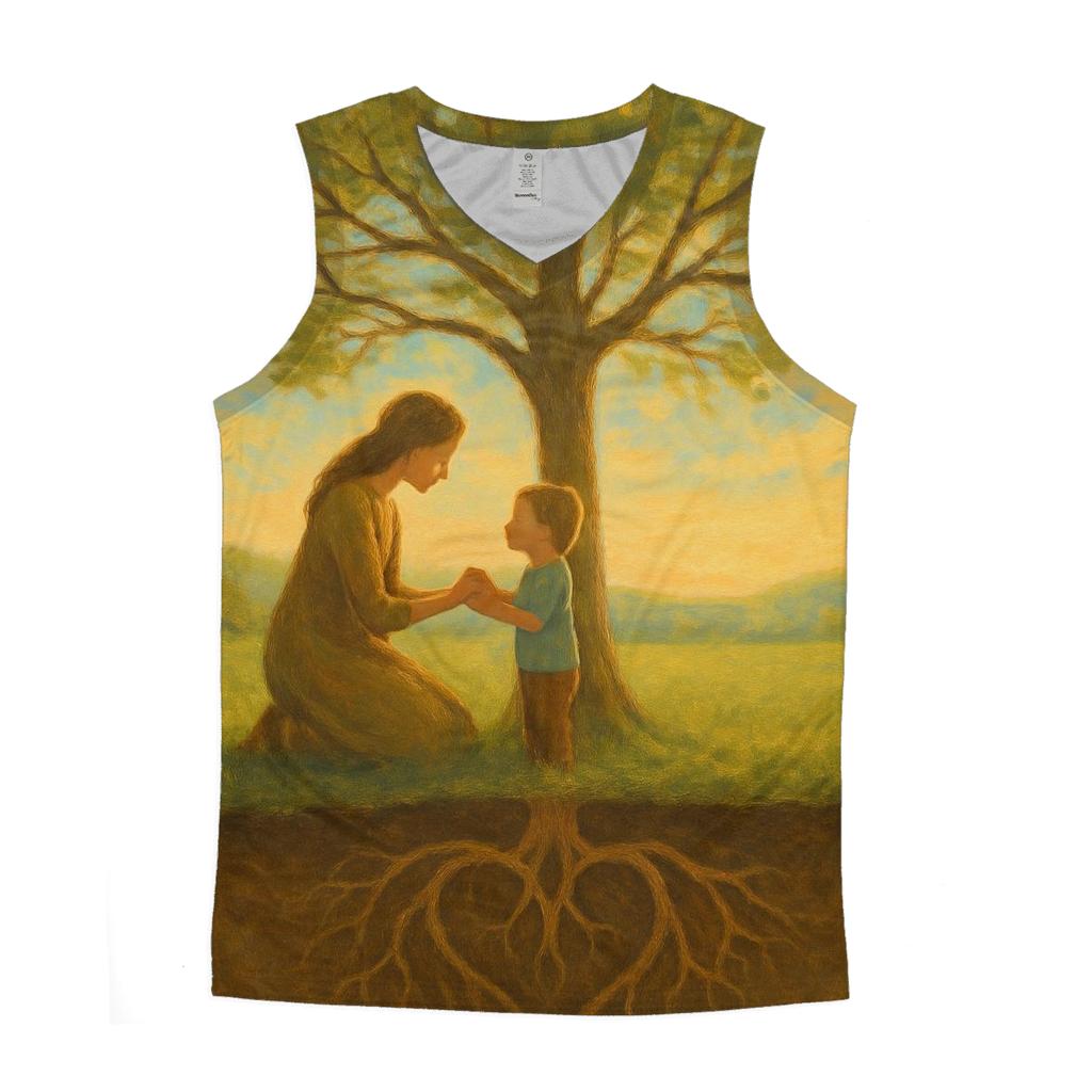 Roots And Wings Her Love That Grounds And Releases sports performance tank tops
