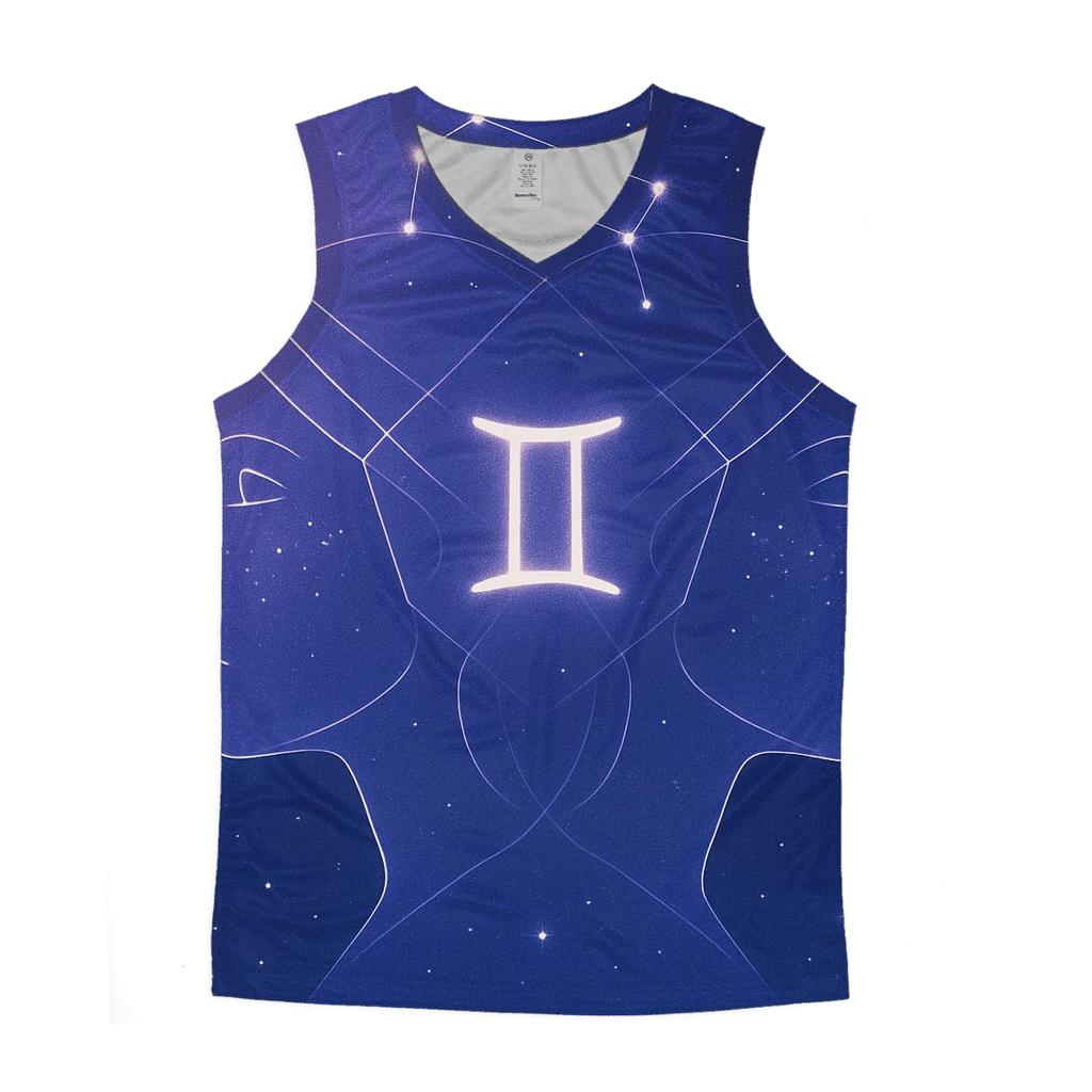 Gemini Twins Mirror Constellation Portrait designer workout tanks