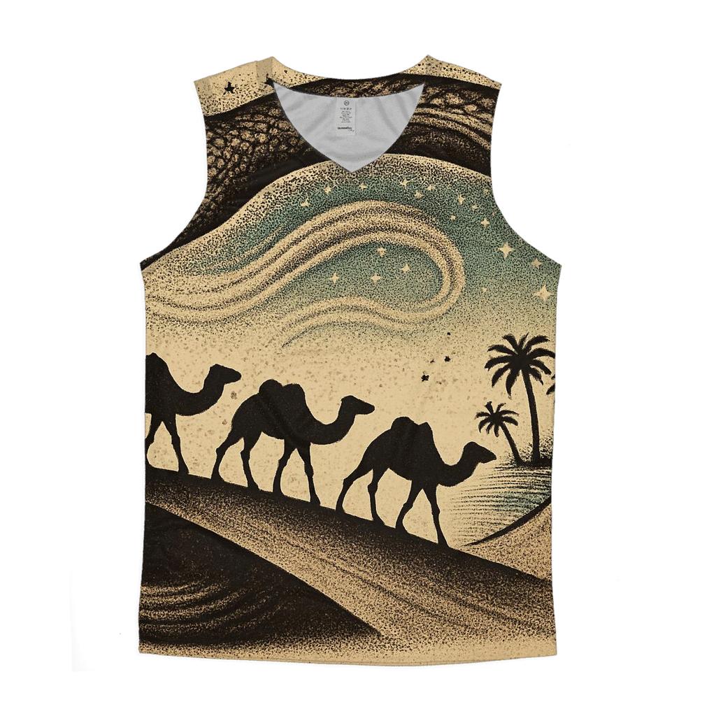 Desert Caravan Ouroboros sports performance tank tops