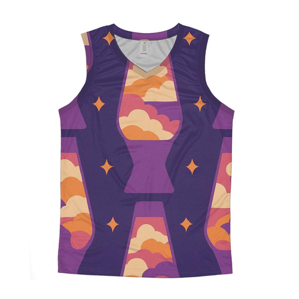 Cosmic Lava Lamp Layers sports performance tank tops