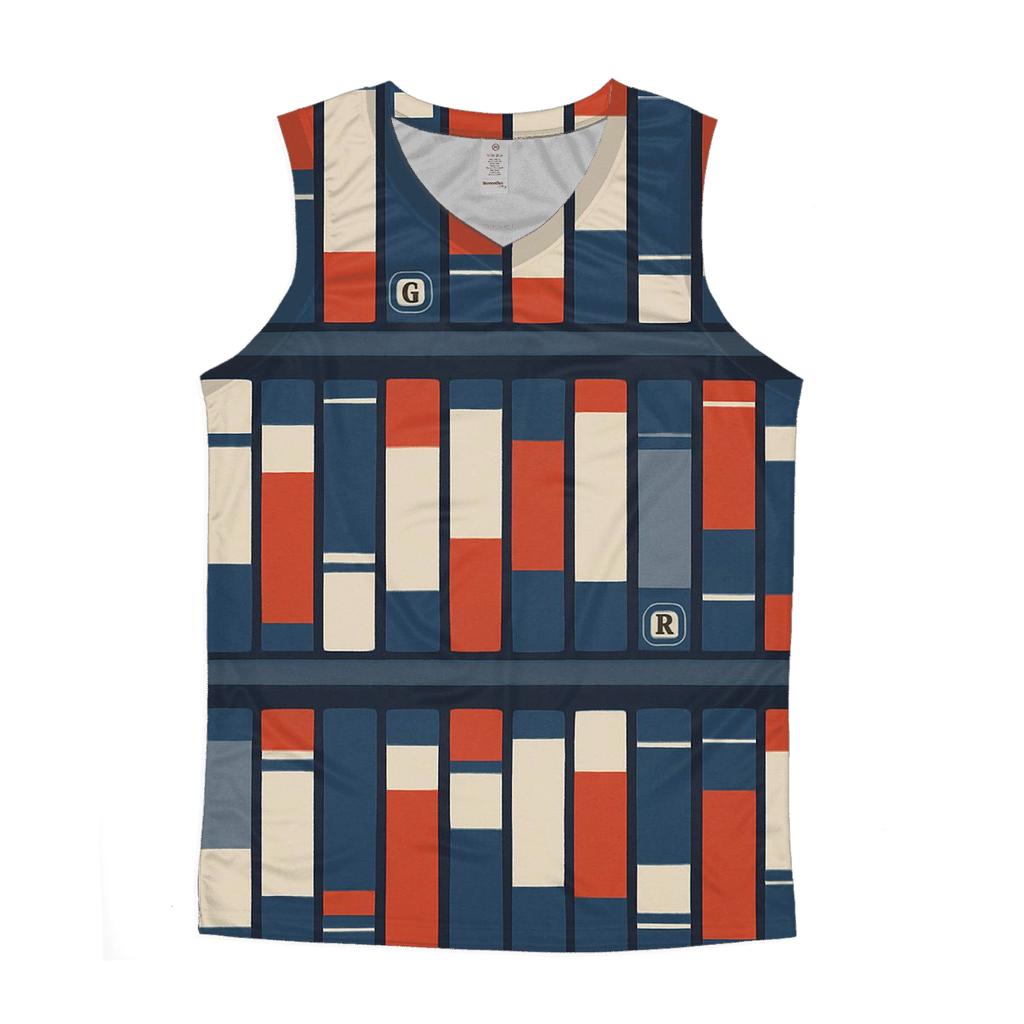 Video Rental Shelf Stripes stylish racerback tanks