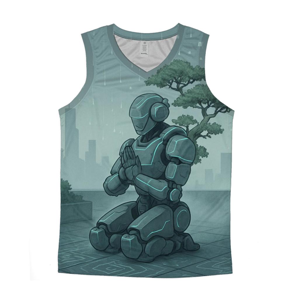 Bonsai Mech Rain Meditation stylish racerback tanks