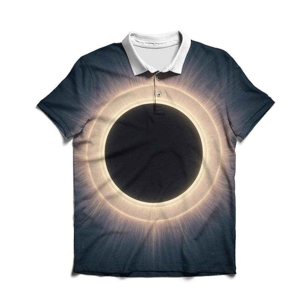 Eclipse Corona Lacework casual sports polo shirts