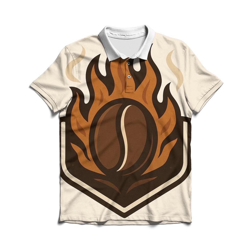 Roaster Flame Crest premium cotton polo shirts
