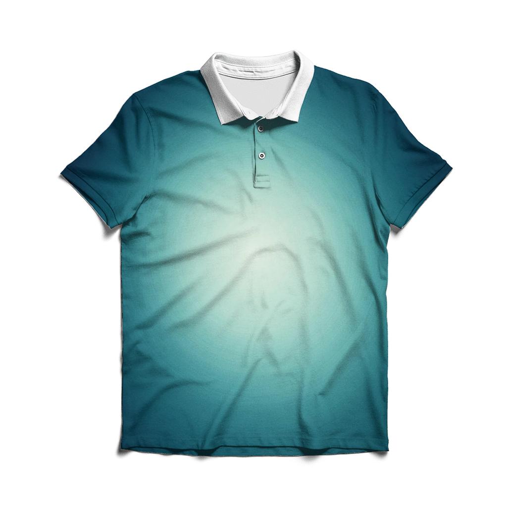 Polar Halo Drift personalized polo shirts
