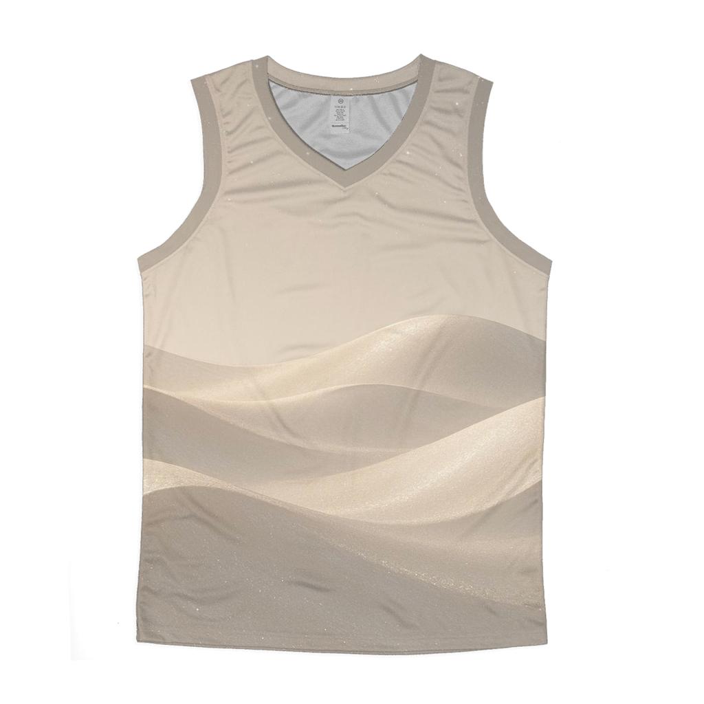 Pearl Finish Moonlit Dunes personalized athletic tanks