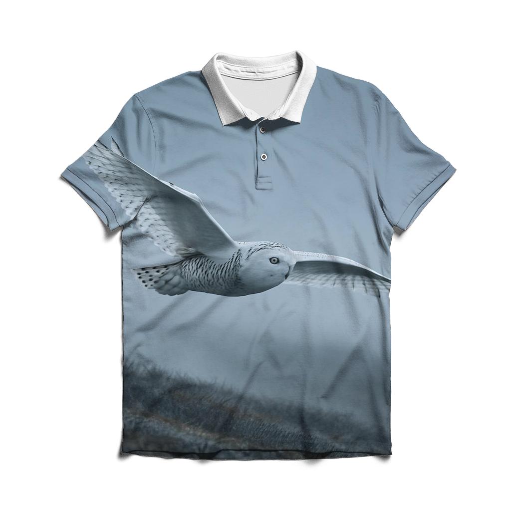 Mistline Monarch Snowy Owl classic pique polos
