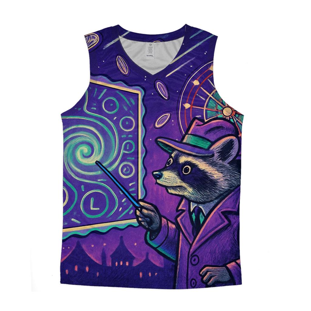 Carnival Mirror Meteorologist personalized athletic tanks