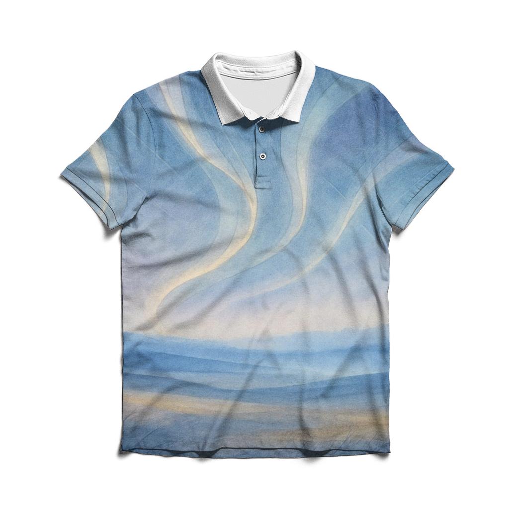 Aurora Prayer Field casual sports polo shirts