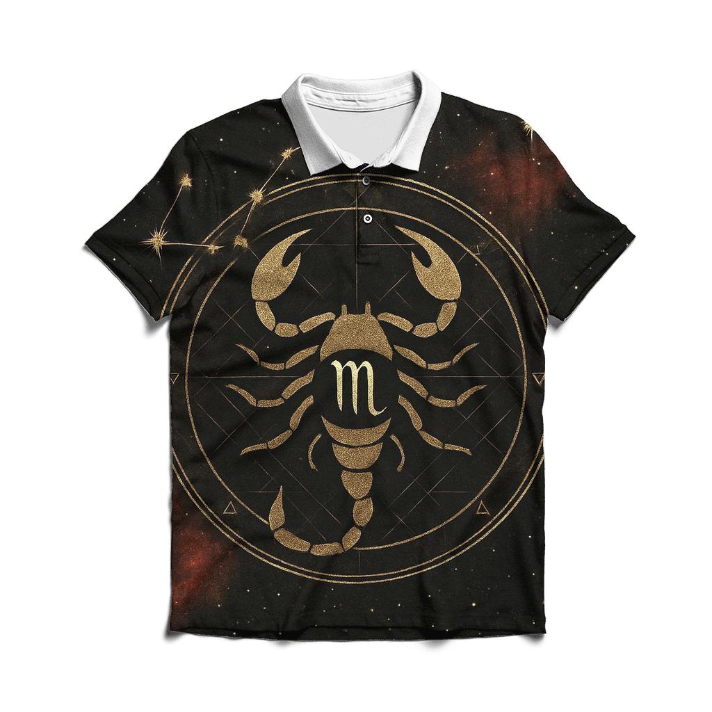 Scorpio Constellation Venom Seal custom polo shirts