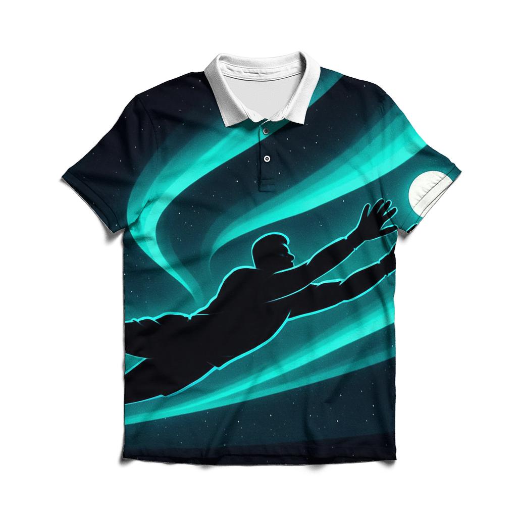 Aurora Goalkeeper Dive personalized polo shirts
