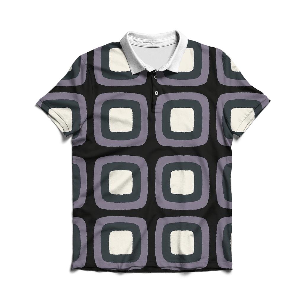 Itajime Eclipse Clamp Grid casual sports polo shirts