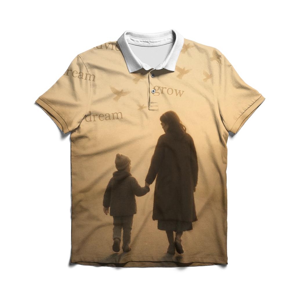 Letters In The Air A Mother’s Unspoken Guidance casual sports polo shirts