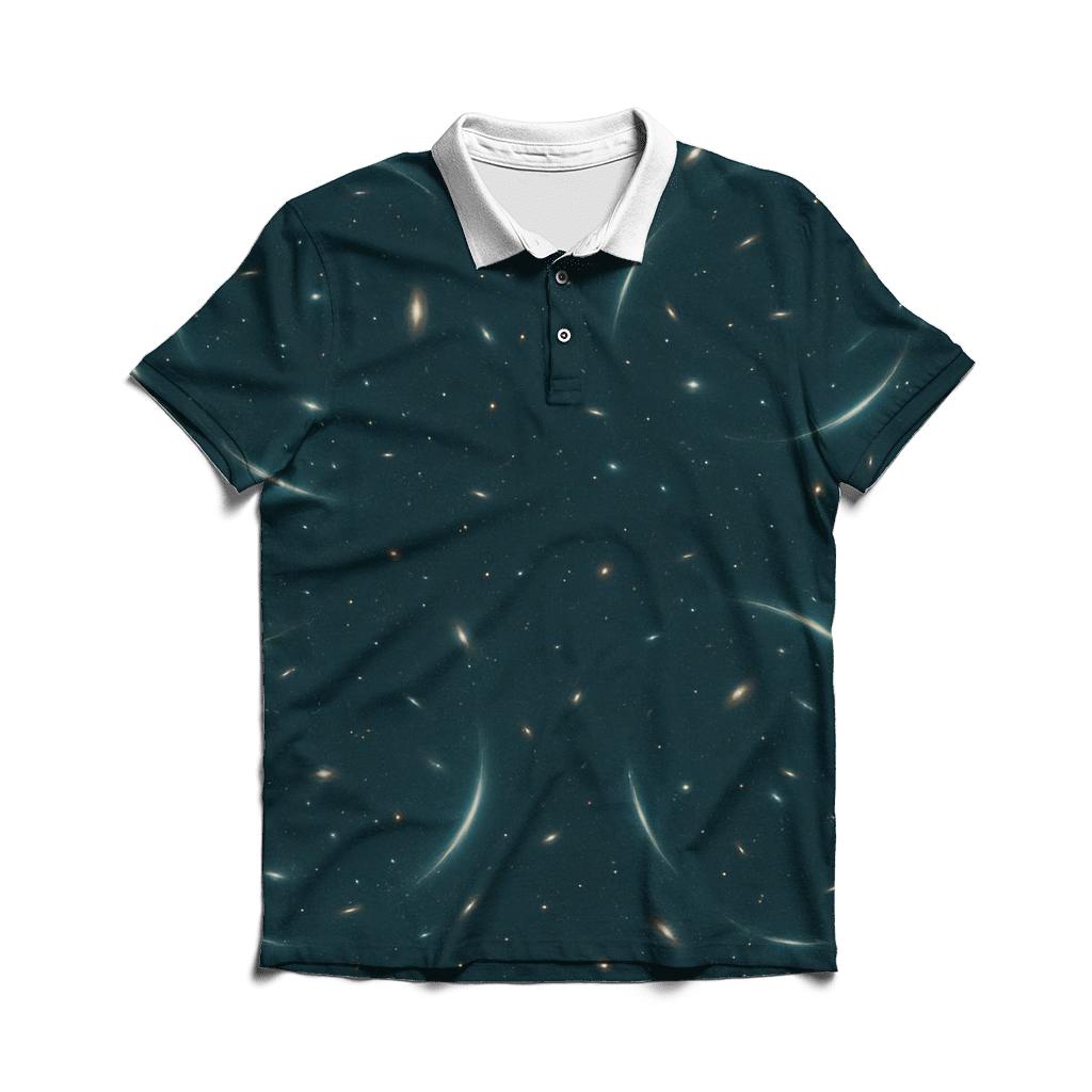 Gravitational Lens Arc Garden stylish collar polo tees