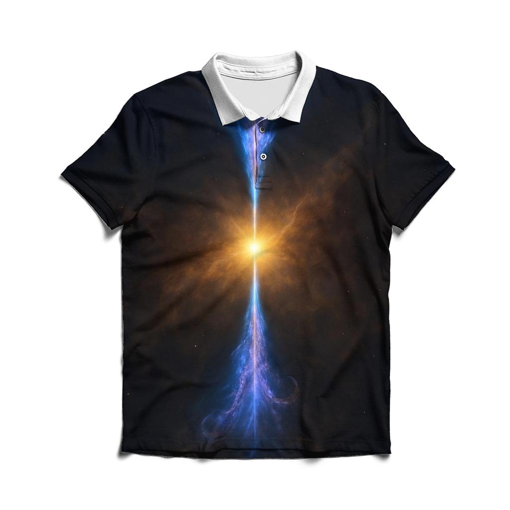 Bipolar Jet Outflow Knots personalized polo shirts