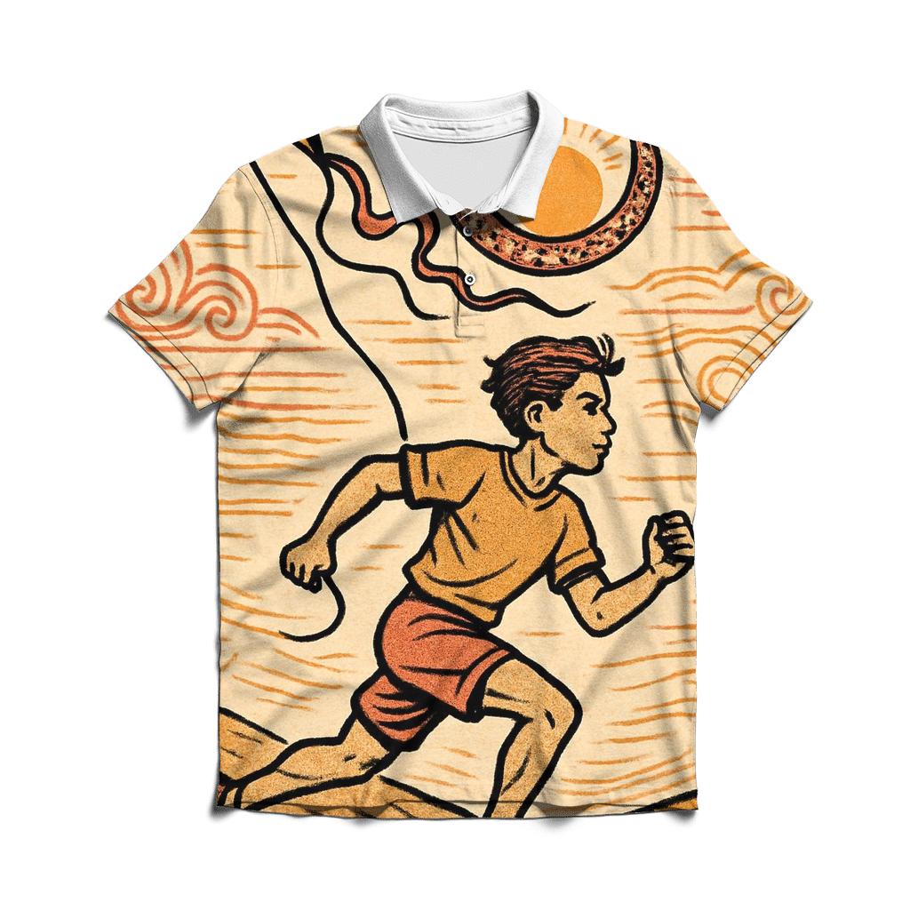 Solar Kite Runner Ouroboros casual sports polo shirts