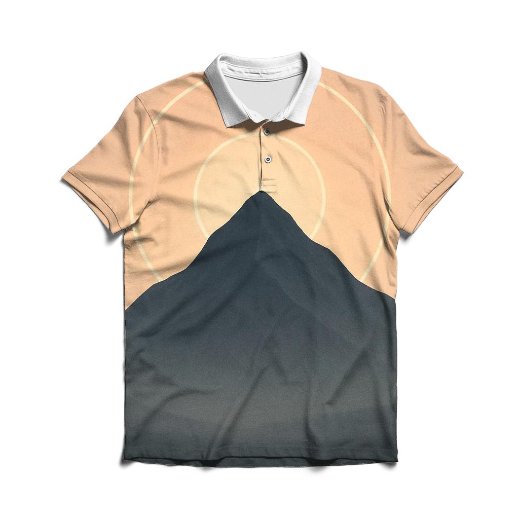 Mountain Halo Horizon embroidered polo tops