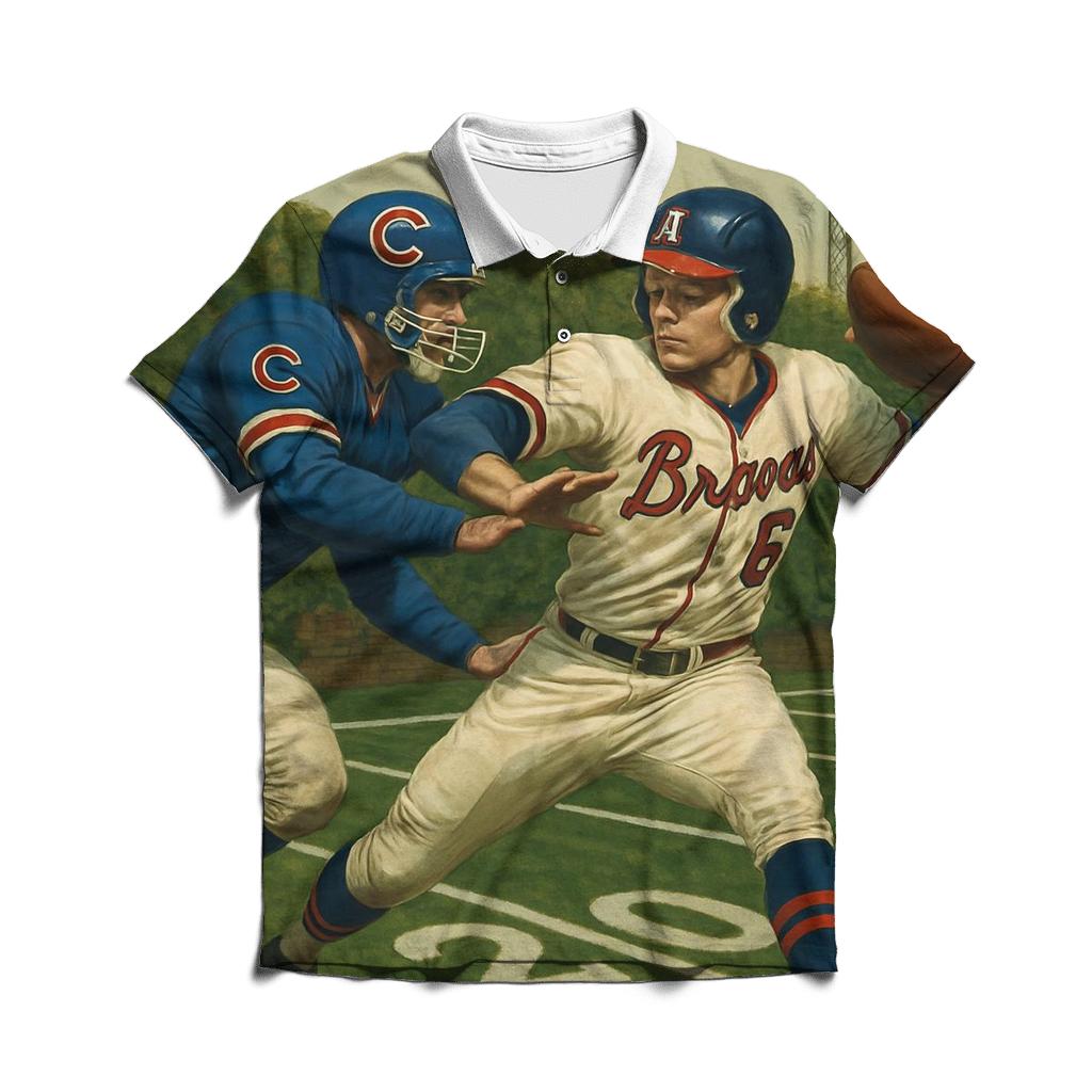 Ivy Wall Blitz Under Stadium Lights custom polo shirts