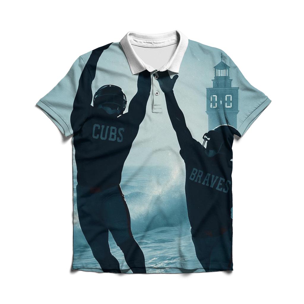 Lakefront Hail Mary Over Frozen Spray casual sports polo shirts