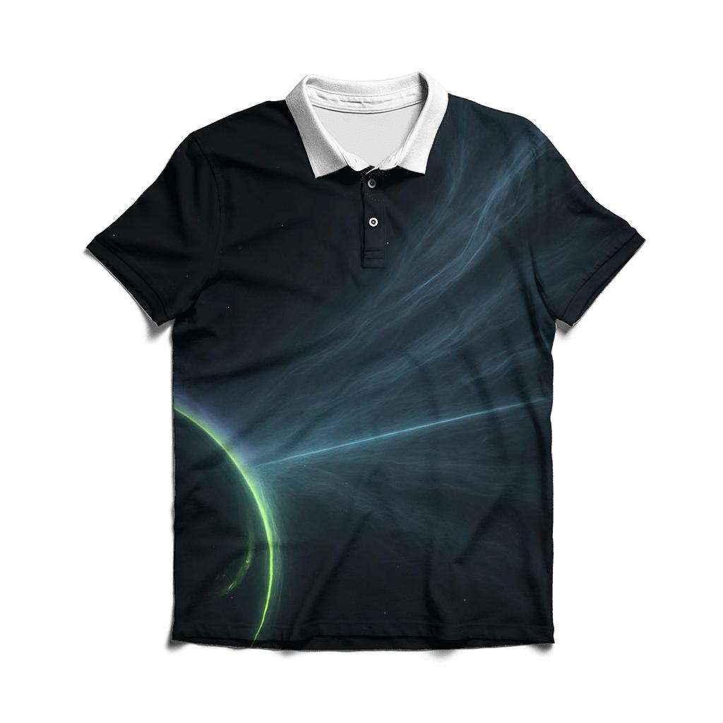 Magnetotail Reconnection Sheet designer slim fit polos