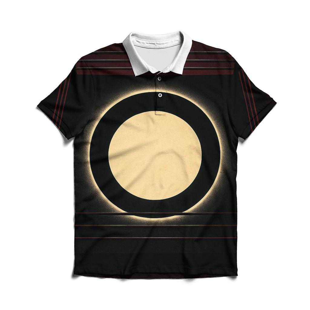 Burgundy Boxing Ring Eclipse custom polo shirts