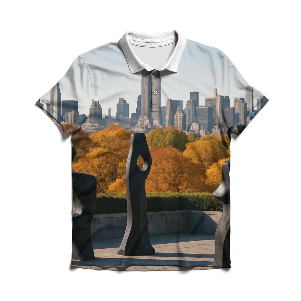 Autumn Morning From The Met Roof Garden Toward Midtown designer slim fit polos
