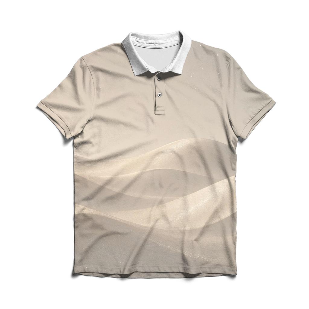 Pearl Finish Moonlit Dunes branded logo polo shirts