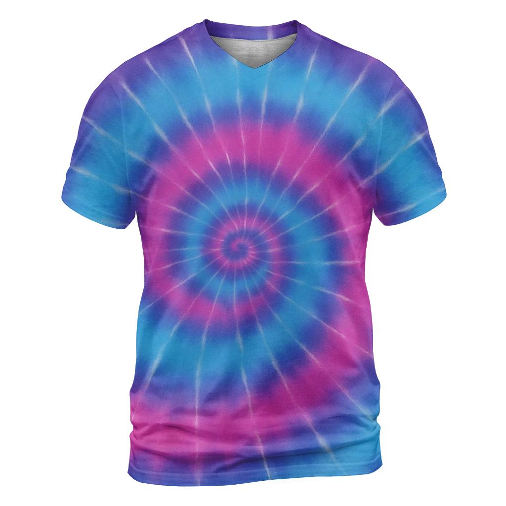 Nebula Spiral Overdye Whirlpool unique graphic print tees