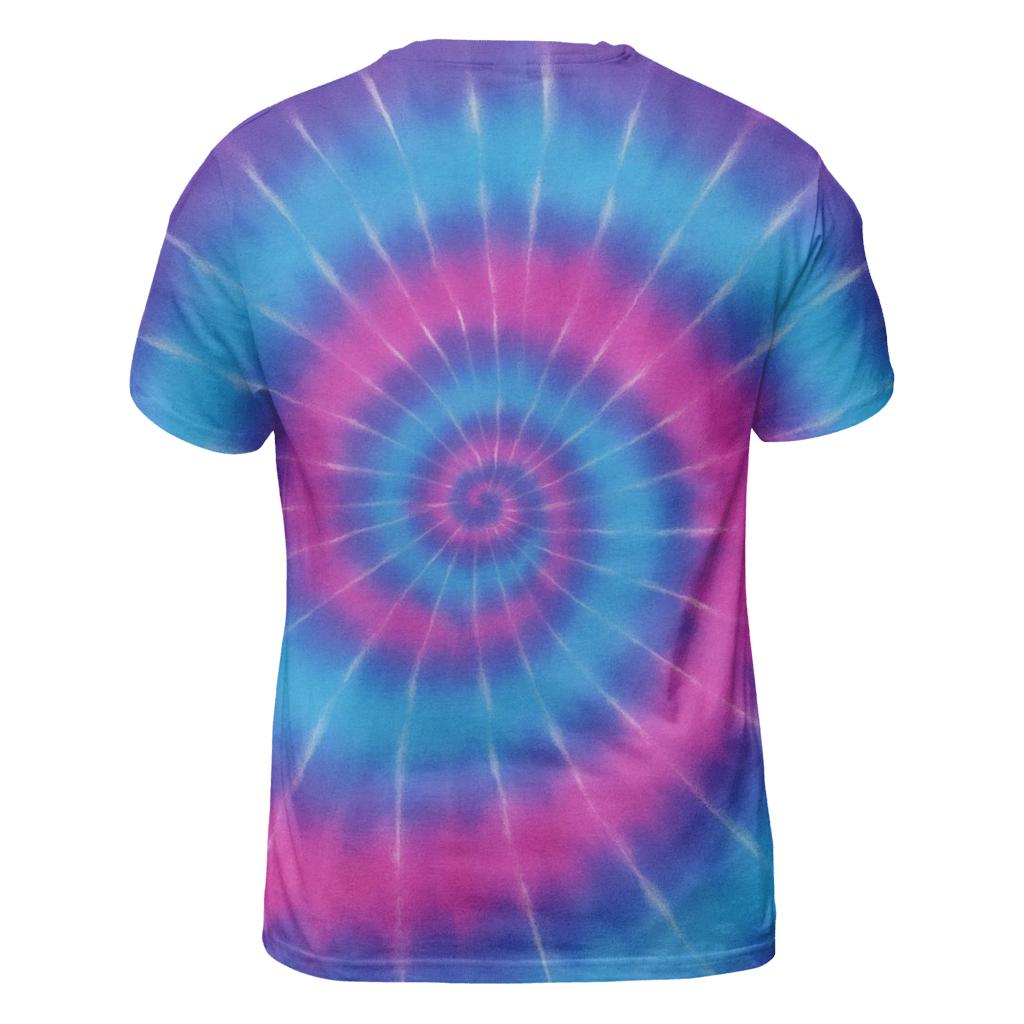 Nebula Spiral Overdye Whirlpool unique graphic print tees