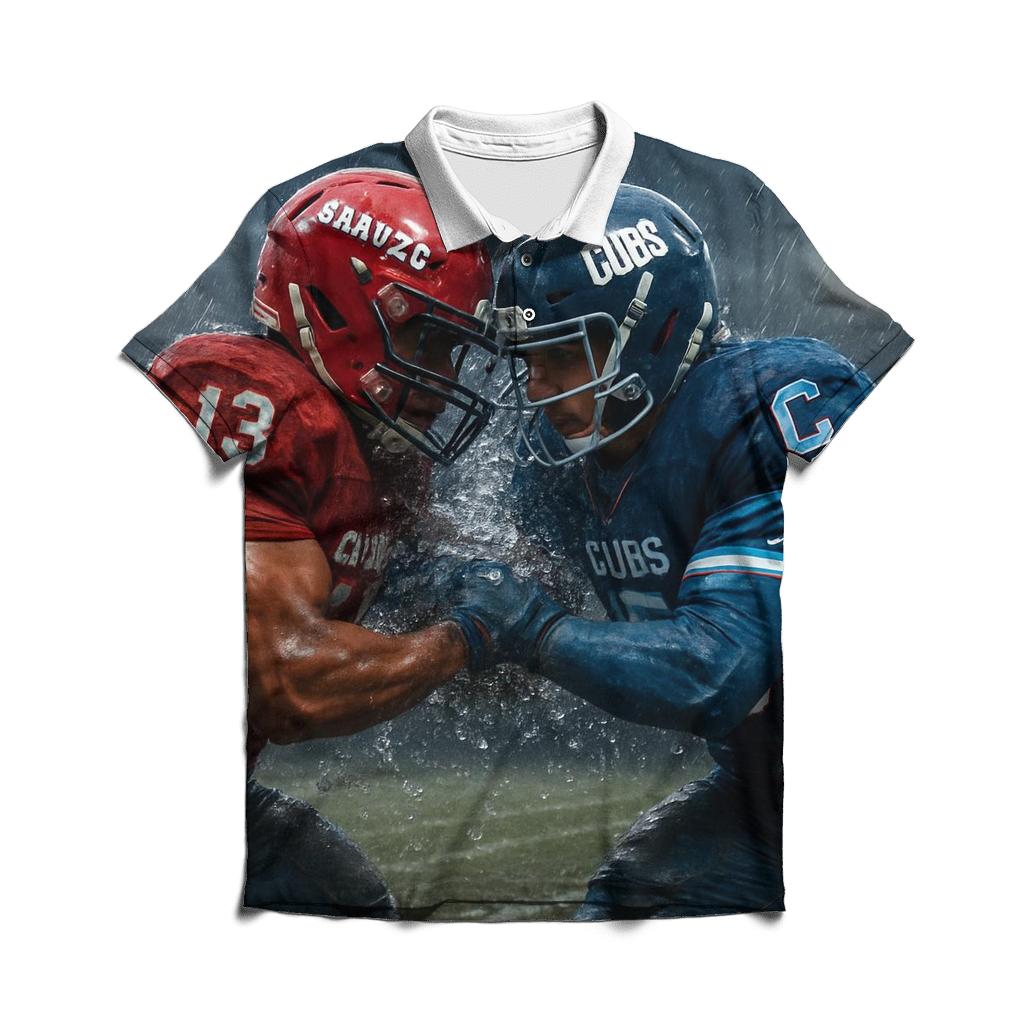 Rain Soaked Rivalry Mudline Collision personalized polo shirts