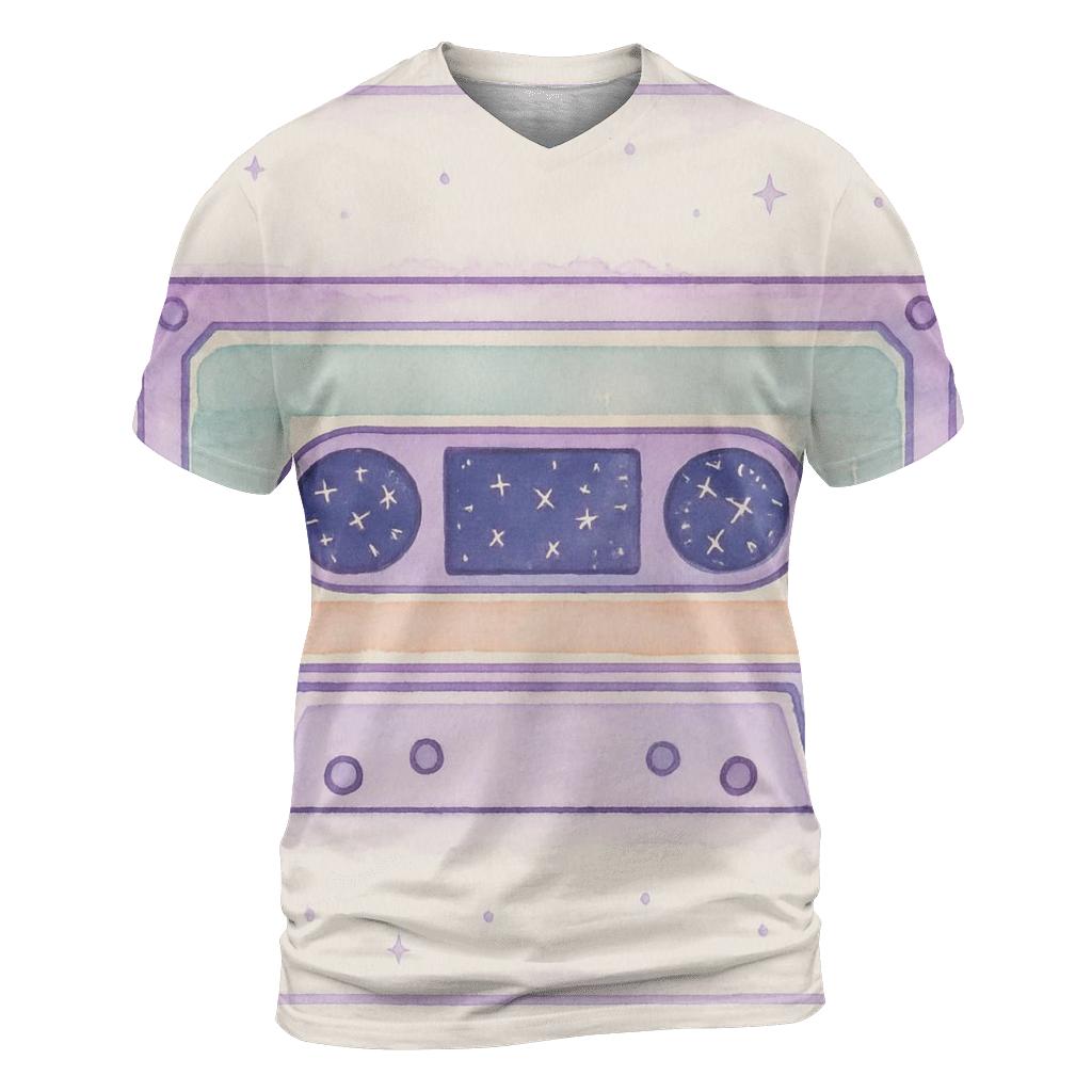 Cassette Constellation Map custom all-over print shirts