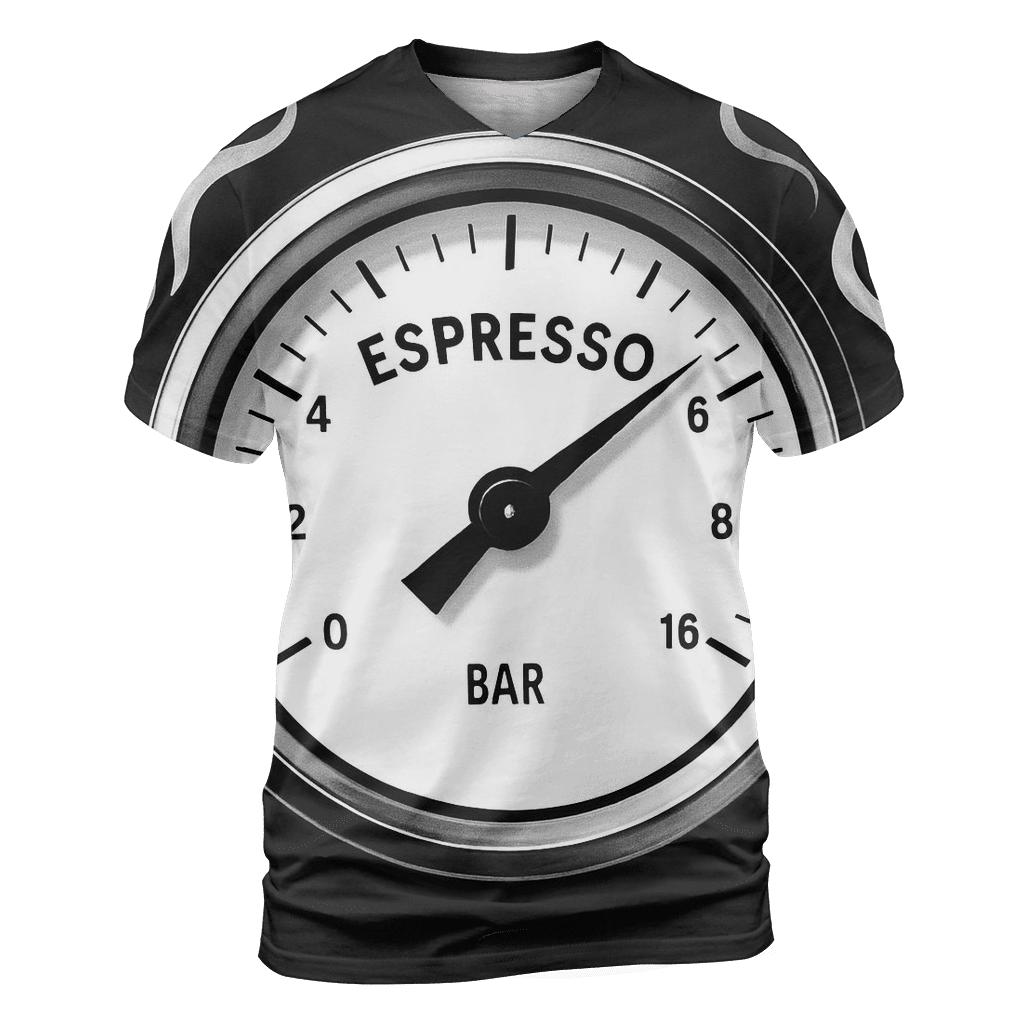 Espresso Gauge Dial designer pattern shirts