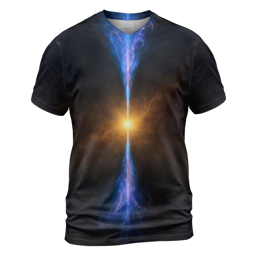 Bipolar Jet Outflow Knots creative print fashion shirts
