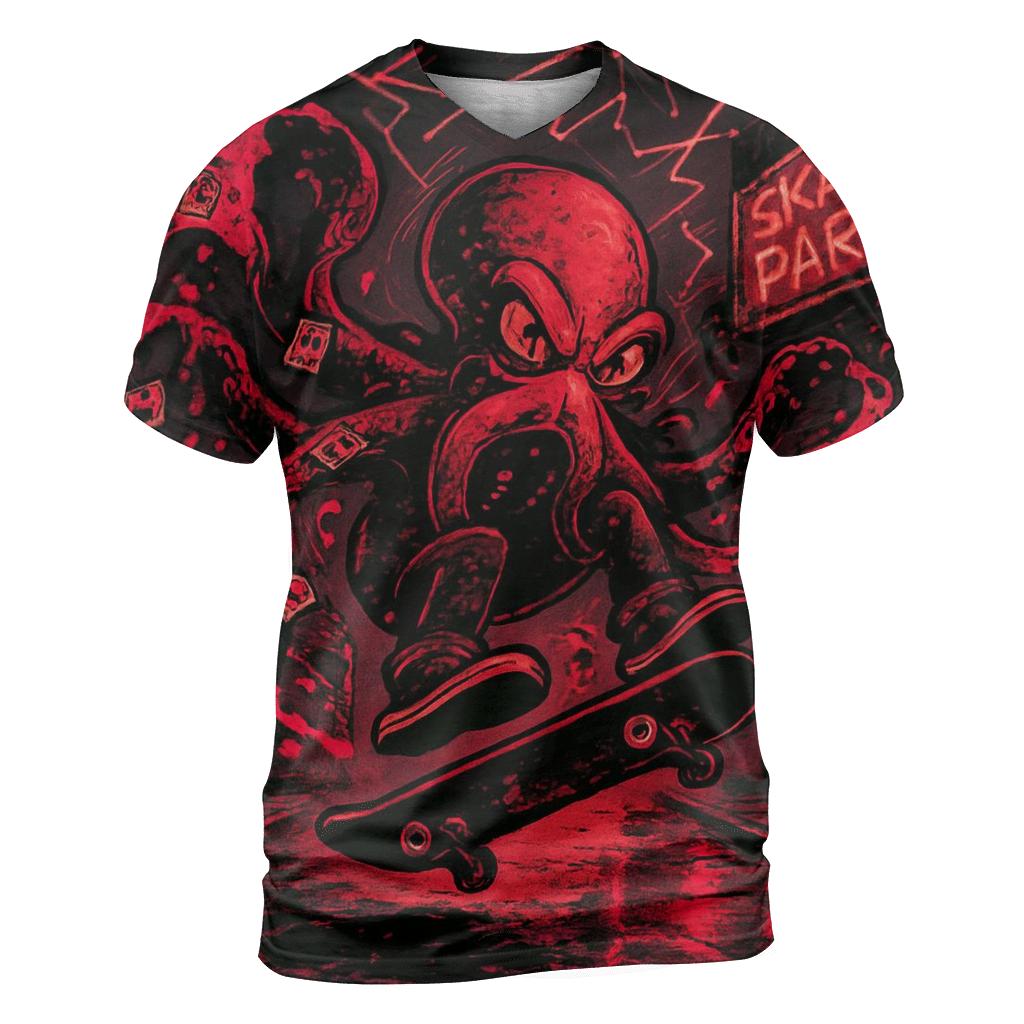 Graffiti Kraken Skate Riot designer pattern shirts