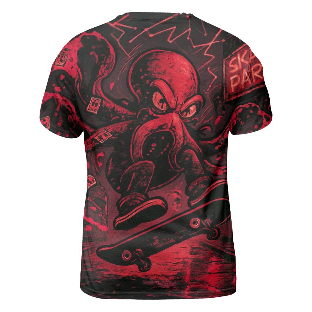 Graffiti Kraken Skate Riot designer pattern shirts