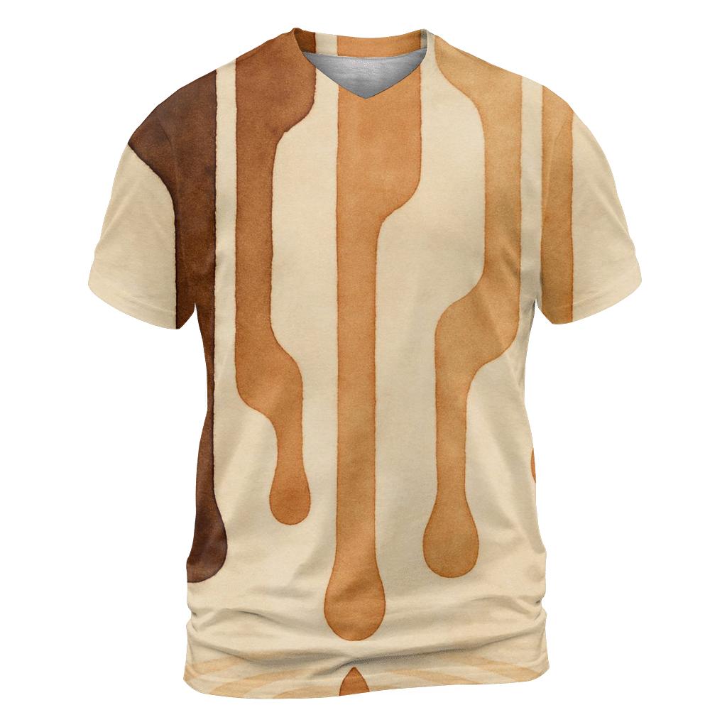 Drip Line Cascade statement graphic shirts